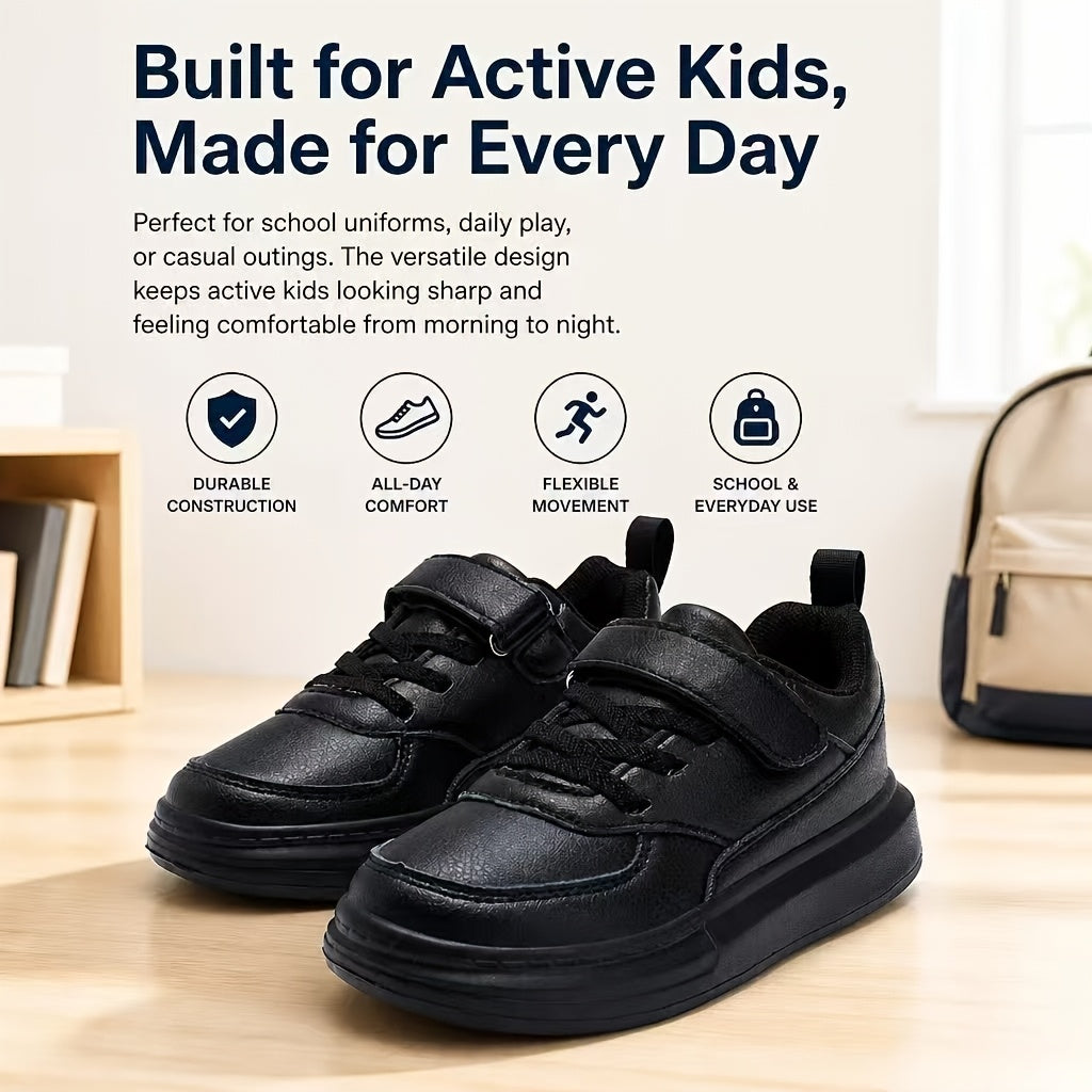 Kids' Running Shoes - Breathable Mesh & Lightweight – Black – view 4