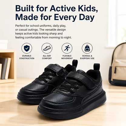 Kids' Running Shoes - Breathable Mesh & Lightweight – Black – view 4