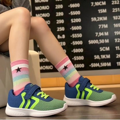 Kids' Running Shoes - Breathable Mesh & Lightweight – Girls' Dark Gray – Gray option – view 6