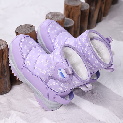Kids' Snow Boots - Breathable Mesh – Purple option – view 3