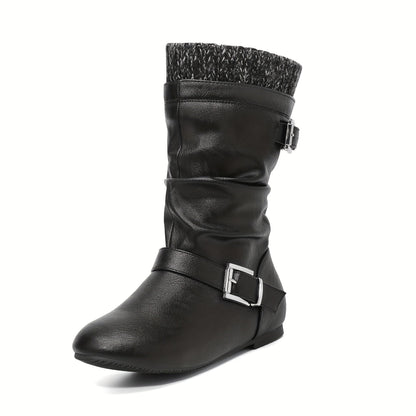 Kids' Snow Boots - Plush Lined – Black option – view 3