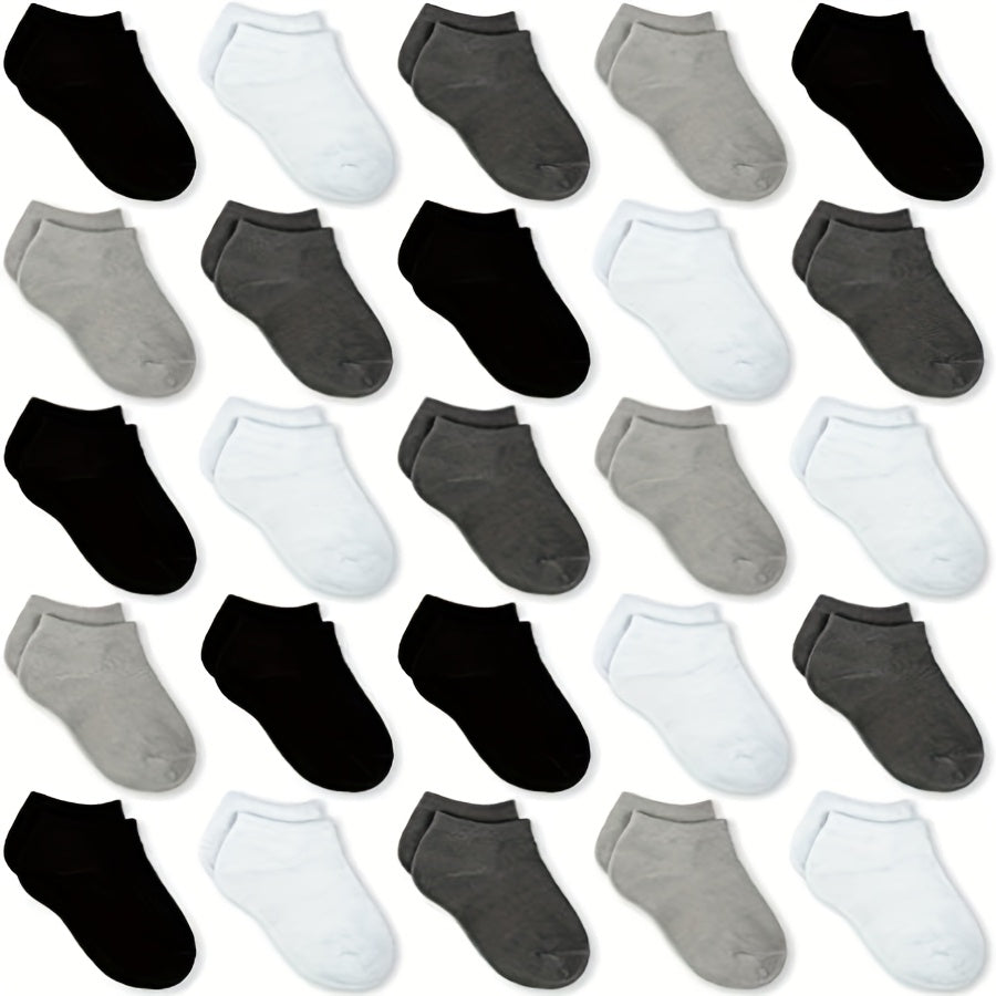 Kids' Solid Color Baby & Kids Socks - 25-Pair Pack – main product image