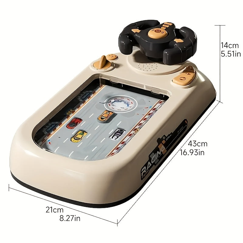 Kids Steering Wheel Toy - Electronic Driving Adventure Game – view 2