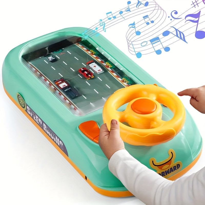 Kids Steering Wheel Toy - Electronic Driving Adventure Game – view 3