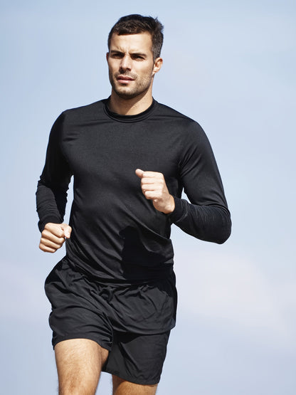 Kinglaman 5pcs Men'S Quick Dry Long Sleeve T Shirts for Casual Workouts with – view 6