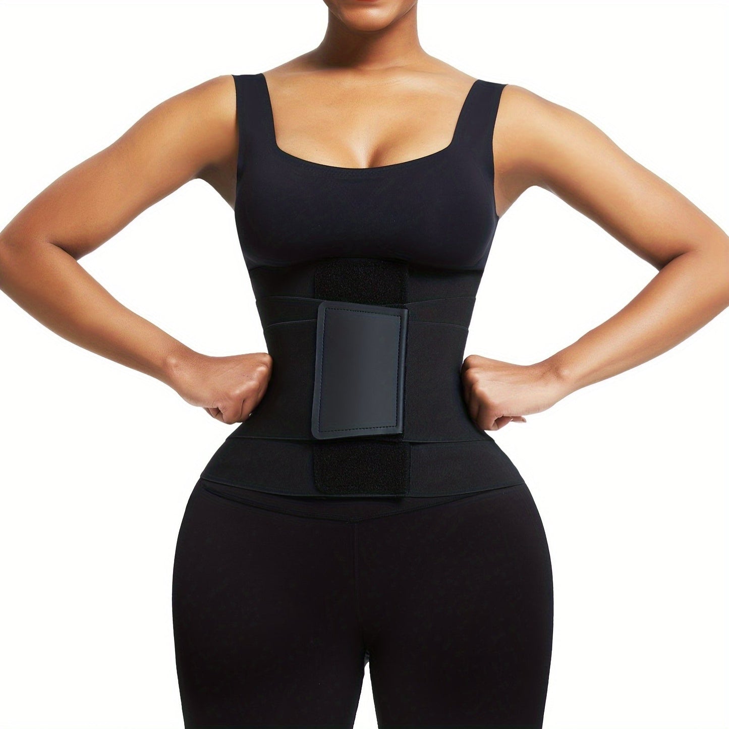 Leopard Print High Compression Back Support Waist Trainer Belt Gym Waist Cincher – view 10