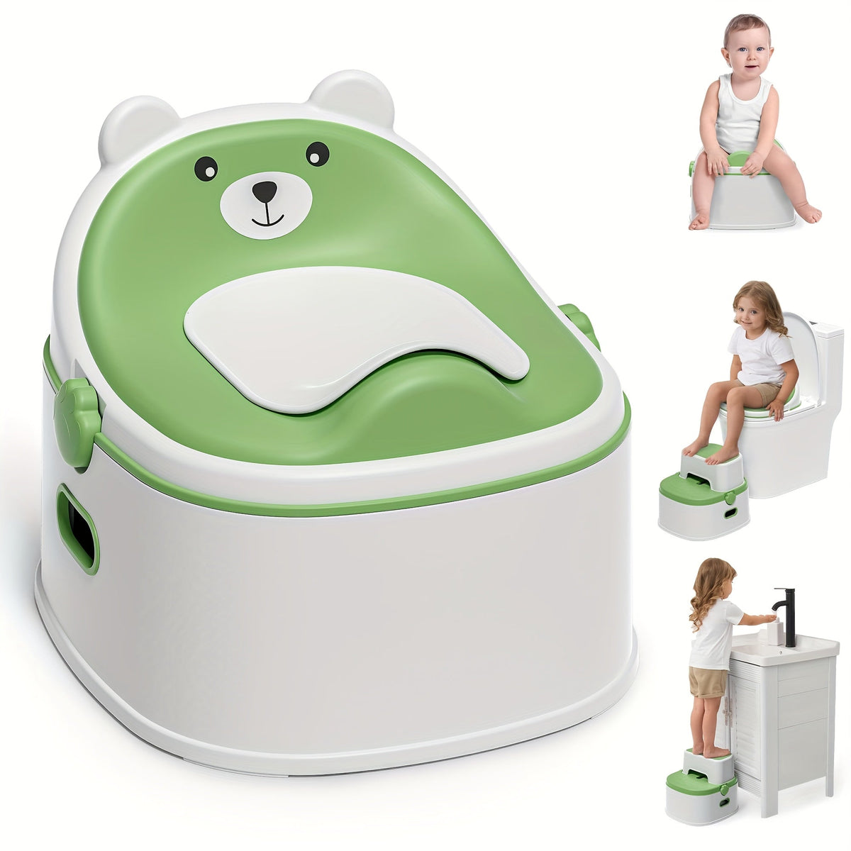 Maternity Potty Training Kit – 3-in-1 Potty Training Toilet - Seat and Step Stool – view 5