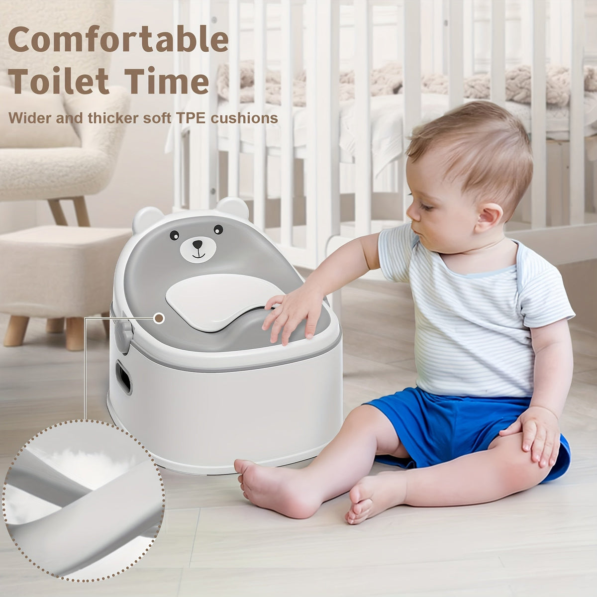 Maternity Potty Training Kit – 3-in-1 Potty Training Toilet - Seat and Step Stool – view 6
