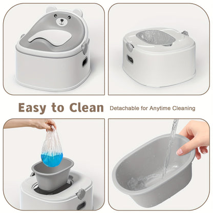 Maternity Potty Training Kit – 3-in-1 Potty Training Toilet - Seat and Step Stool – view 8