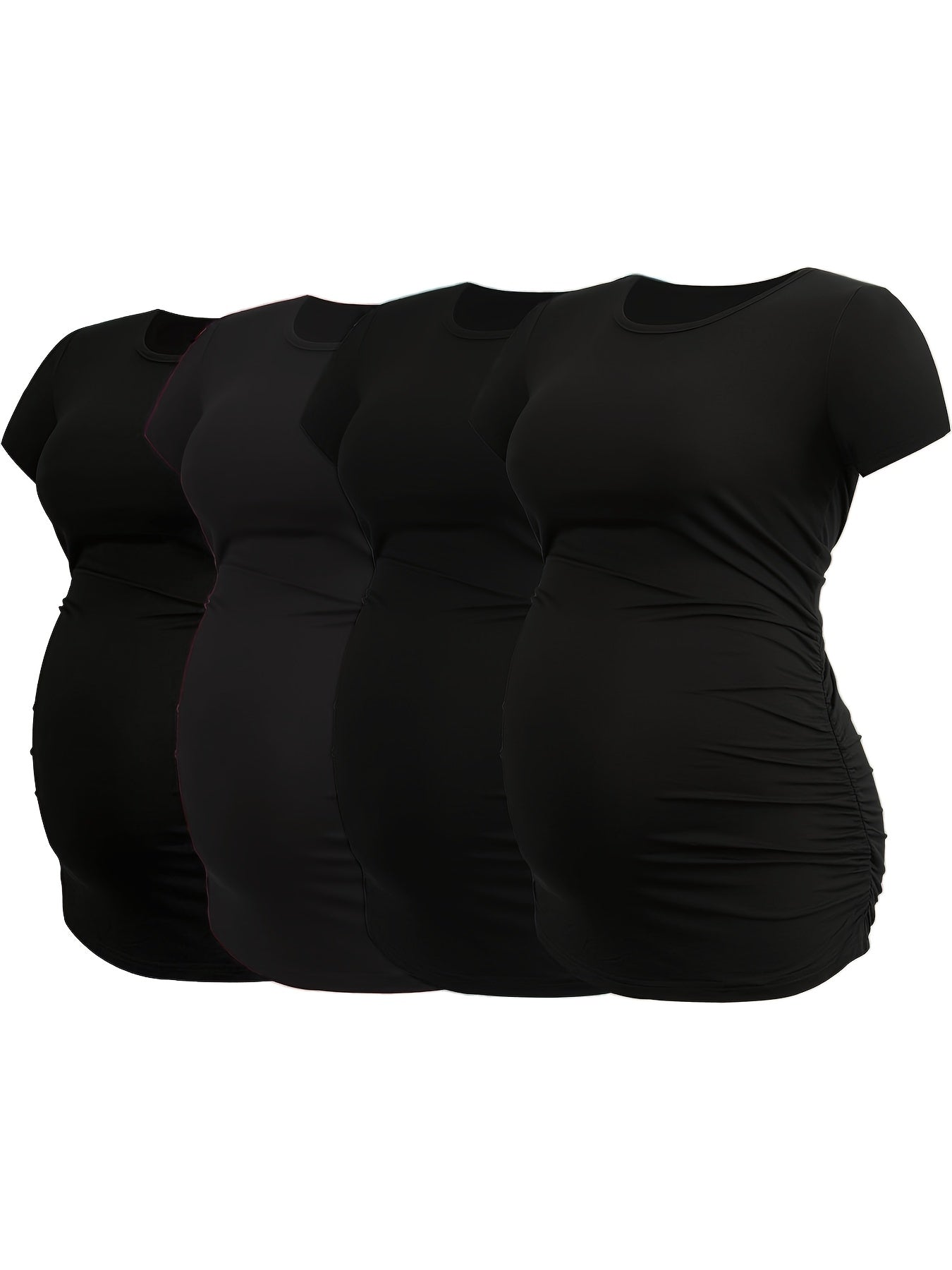 Maternity Top 4-Pack - Short-Sleeve Pregnancy Shirts detail view
