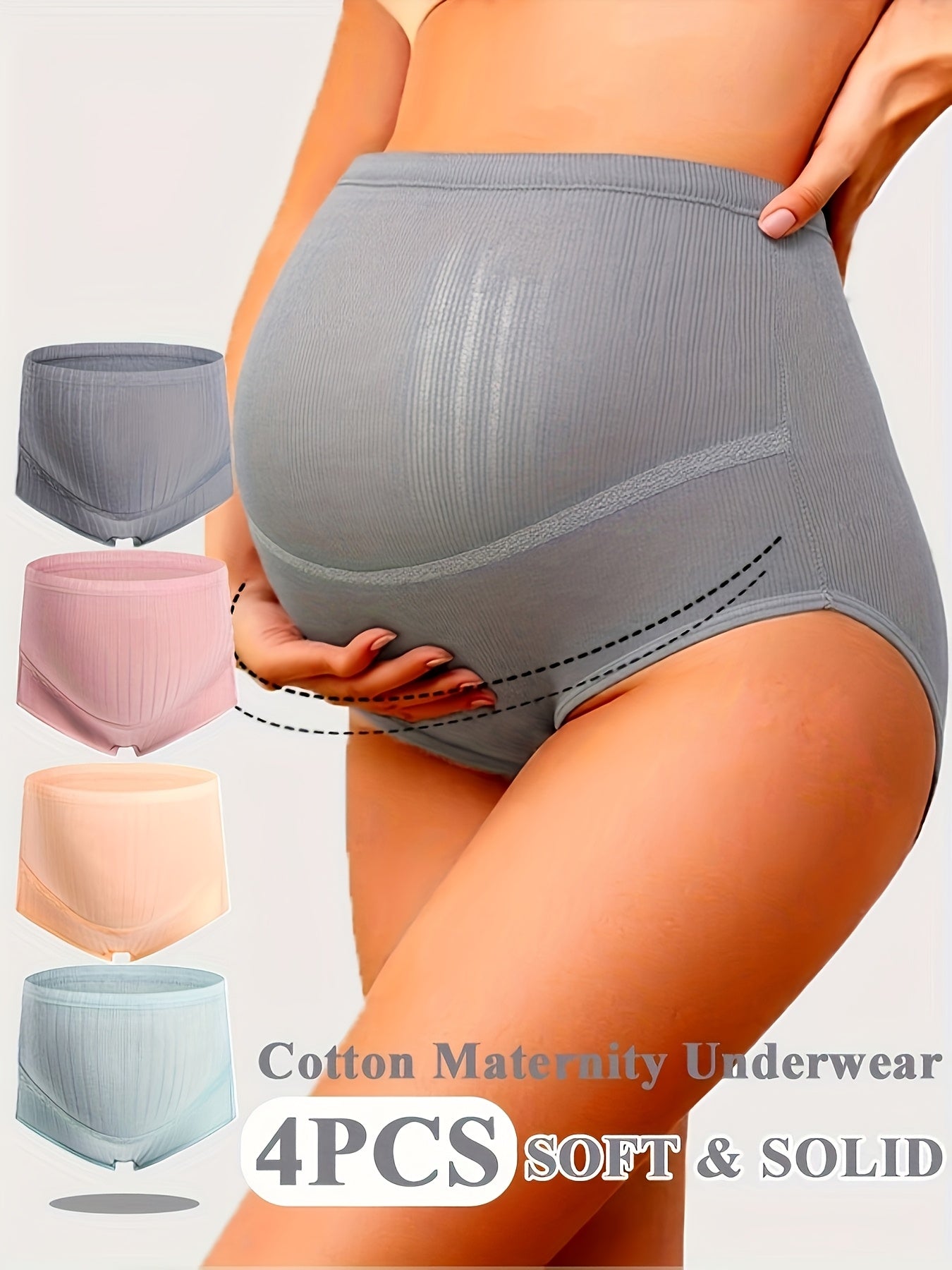 Maternity Underwear 4-Pack - Comfortable Pregnancy Set detail view