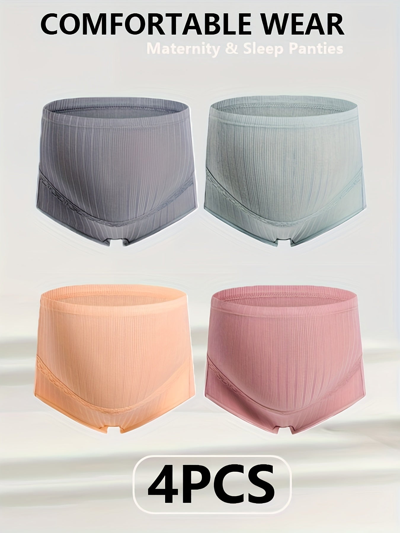 Maternity Underwear 4-Pack - Comfortable Pregnancy Set detail view