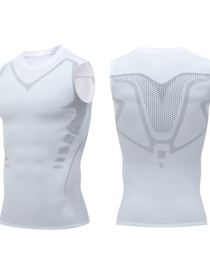 Men's 3-Pack Compression Tank Tops - Quick-Dry Sleeveless Base Layer – view 8