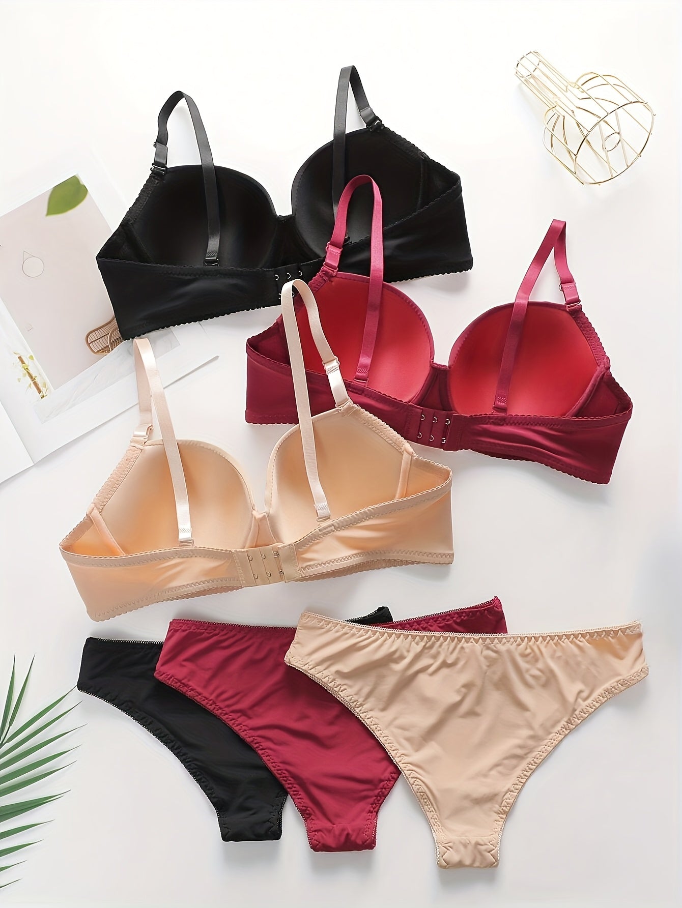 Men’s 3-Pack Women's Lingerie Set - Breathable Daily Comfort – view 5