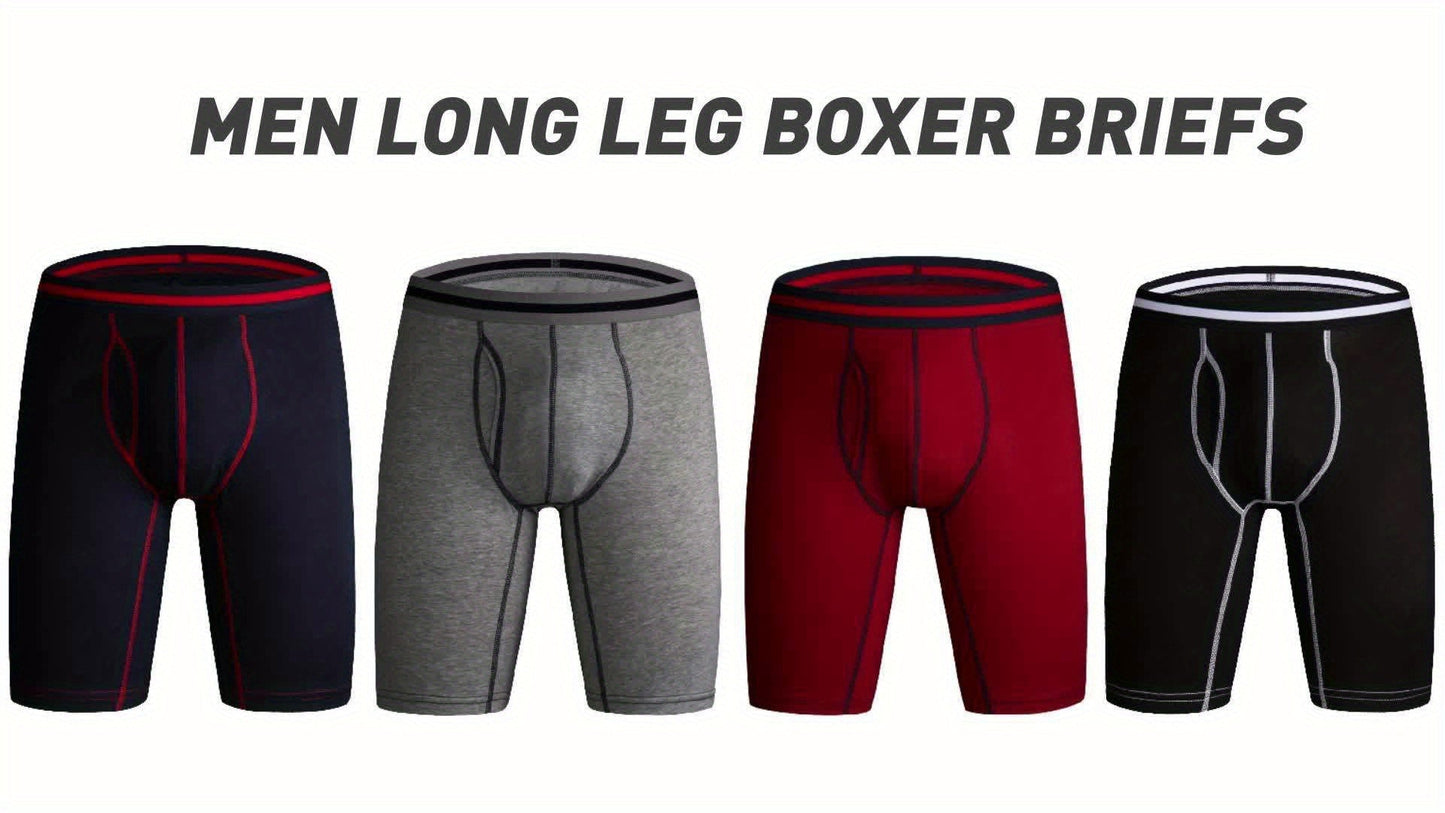 Men’s 4-Pack Boxer Briefs - Breathable Daily Comfort – Sizes M–XXXL – view 7