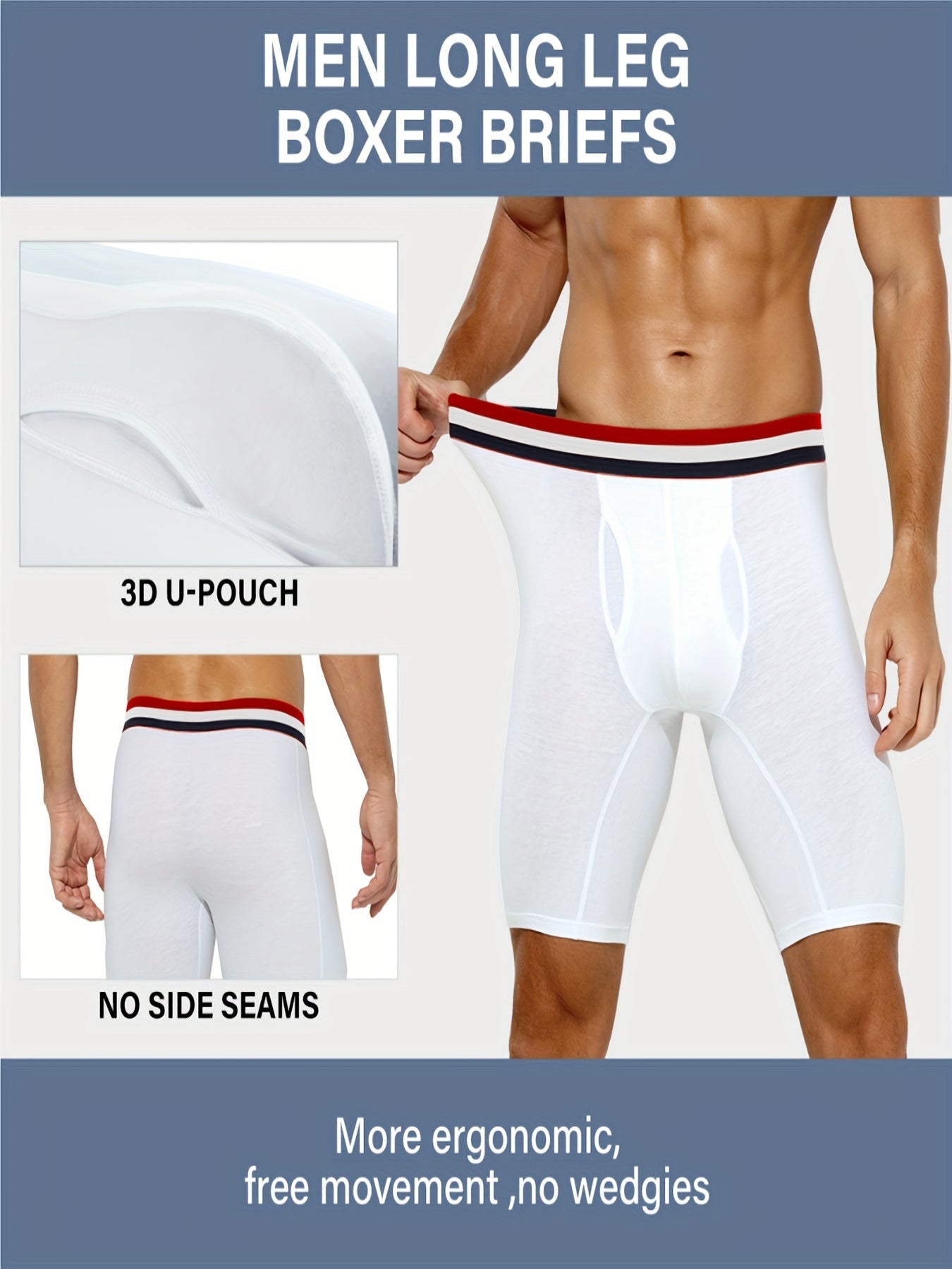 Men’s 4-Pack Boxer Briefs - Breathable Daily Comfort – Sizes M–XXXL – view 11