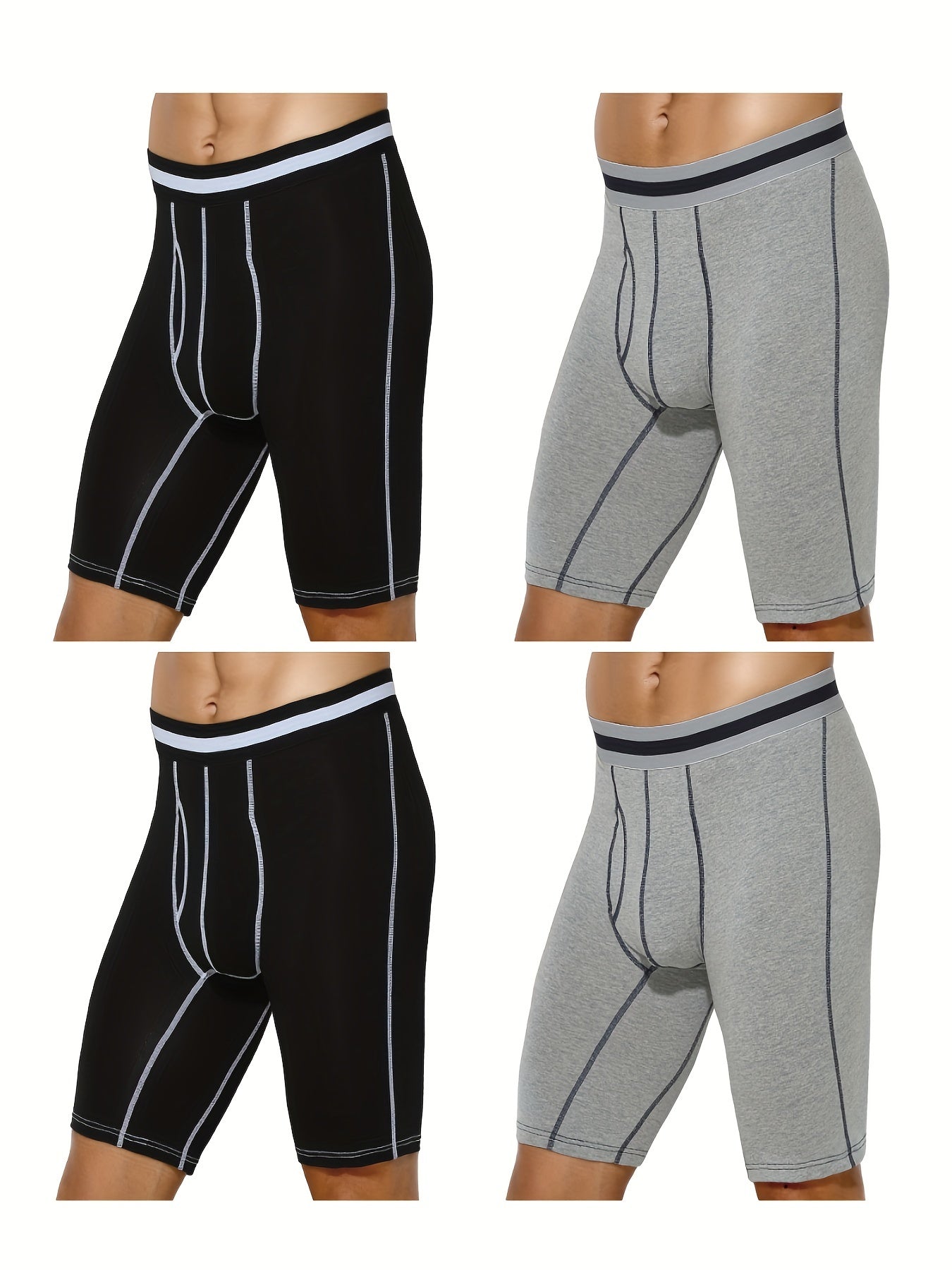 Men’s 4-Pack Boxer Briefs - Breathable Daily Comfort – Sizes M–XXXL – view 12