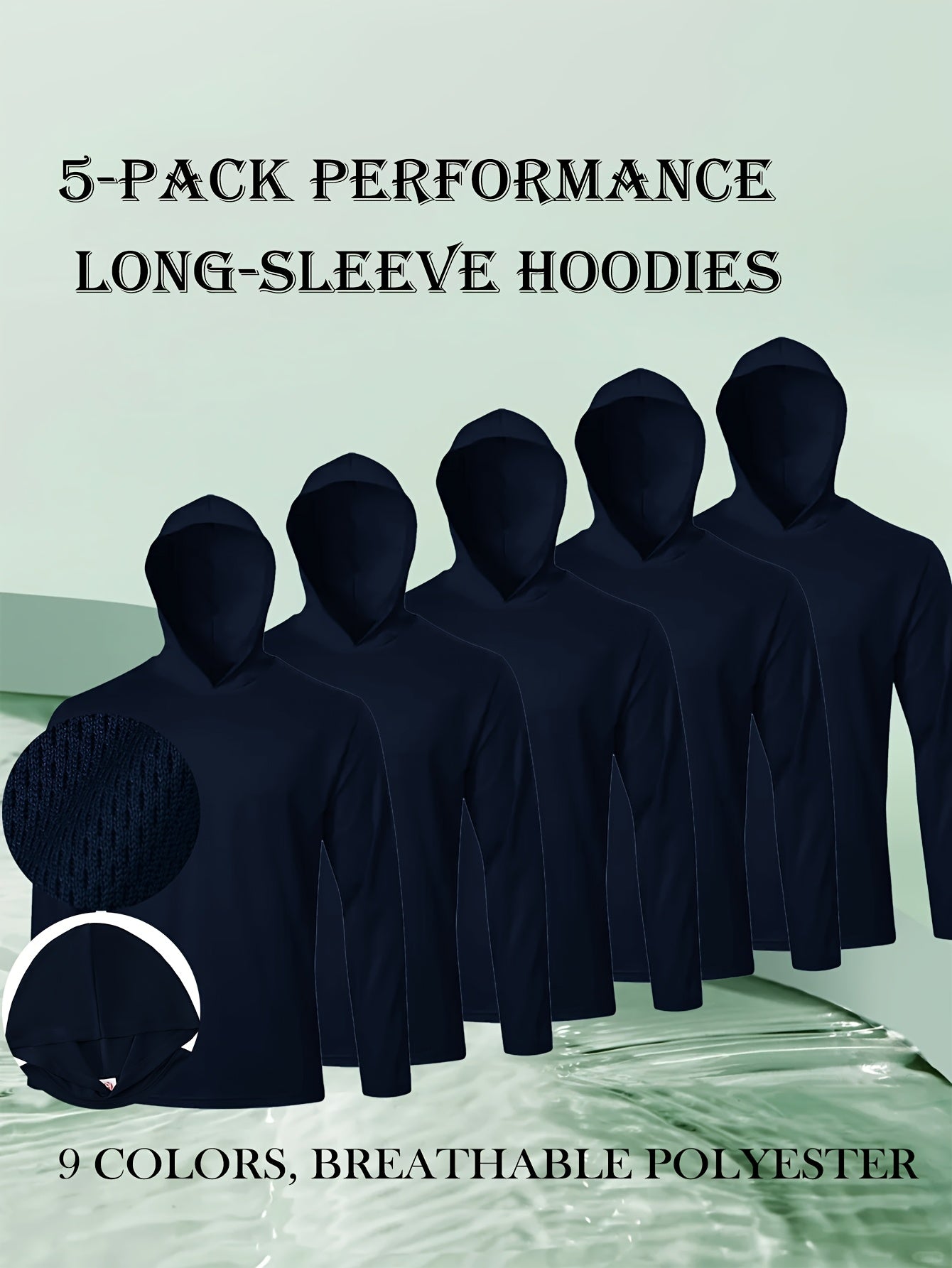 Men's 5 Pack Performance Long Sleeve Hoodies – view 7