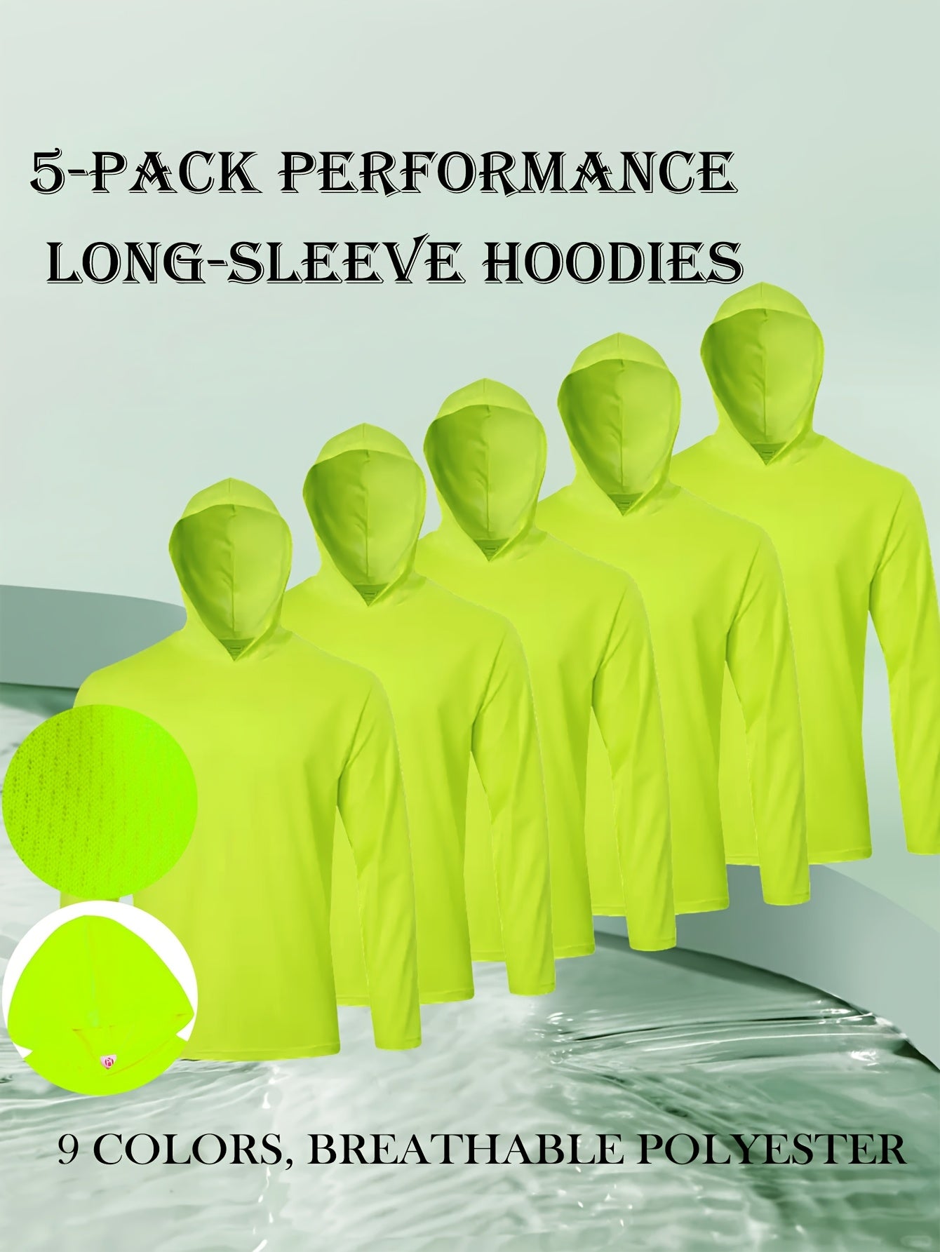 Men's 5 Pack Performance Long Sleeve Hoodies – view 10