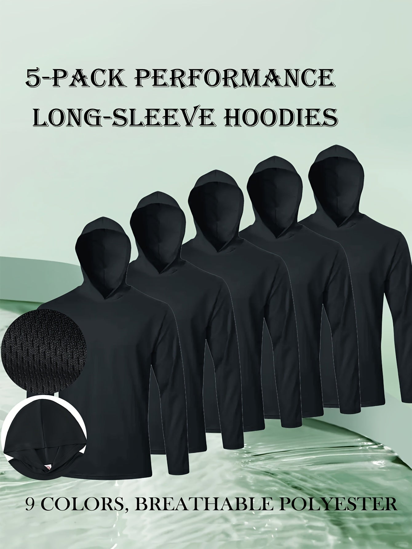 Men's 5 Pack Performance Long Sleeve Hoodies – view 17