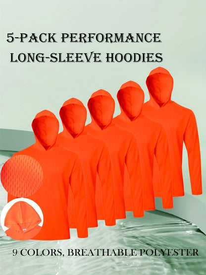 Men's 5 Pack Performance Long Sleeve Hoodies – view 27