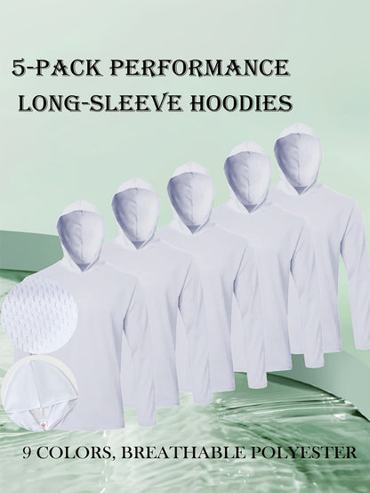 Men's 5 Pack Performance Long Sleeve Hoodies – view 33