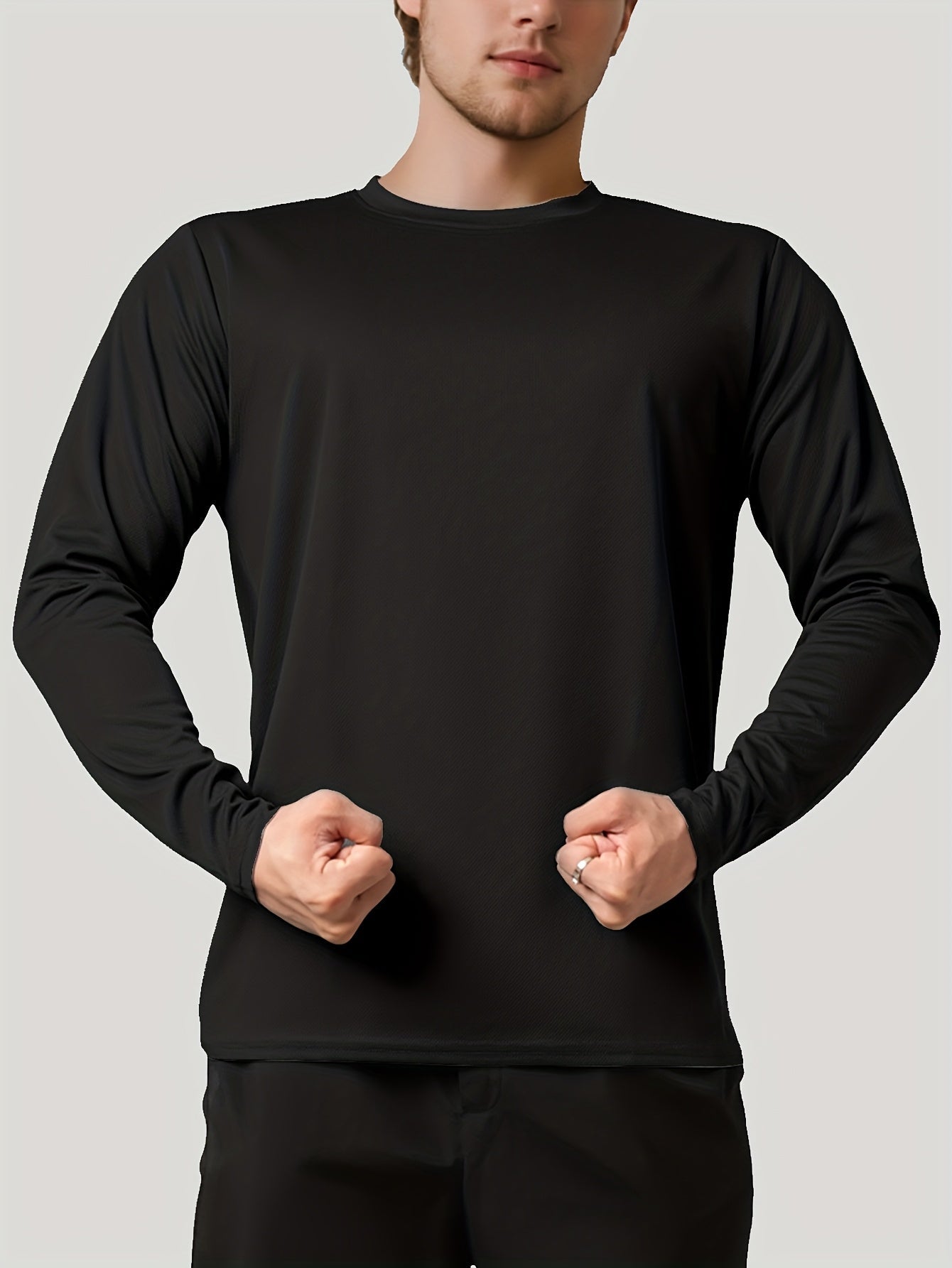 Men's 5-Pack Quick-Dry Long Sleeve Shirts - Breathable Mesh Fabric – view 3