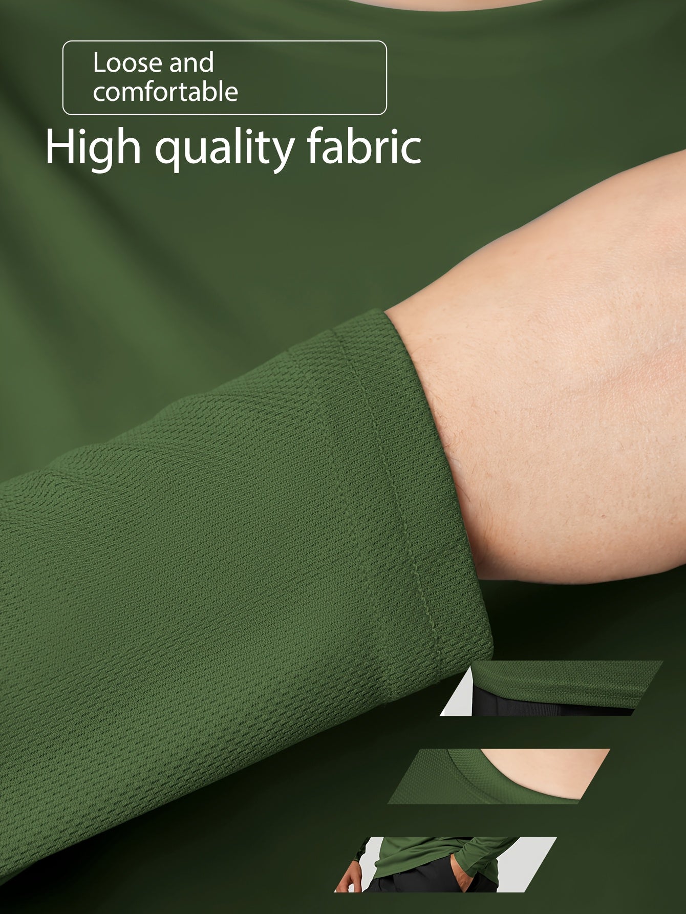 Men's 5-Pack Quick-Dry Long Sleeve Shirts - Breathable Mesh Fabric – view 8