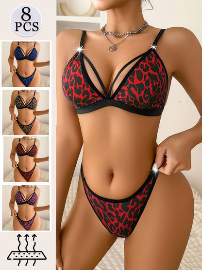 Men’s 8-Pack Women's Lingerie Set - Breathable Daily Comfort – view 3