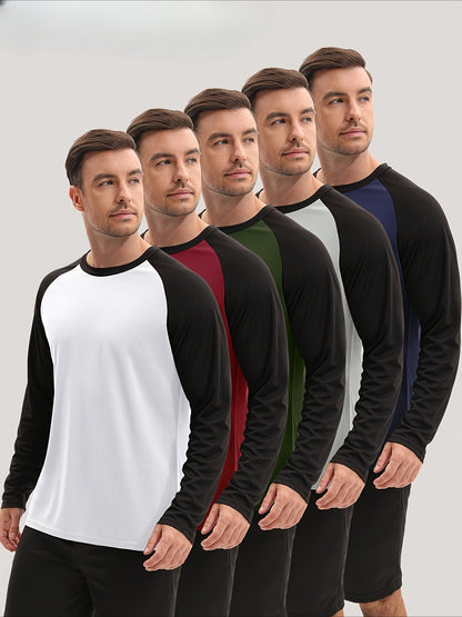 Men's Active Shirt Multipack – Men's Quick-Dry Long Sleeve Shirts 5-Pack detail view