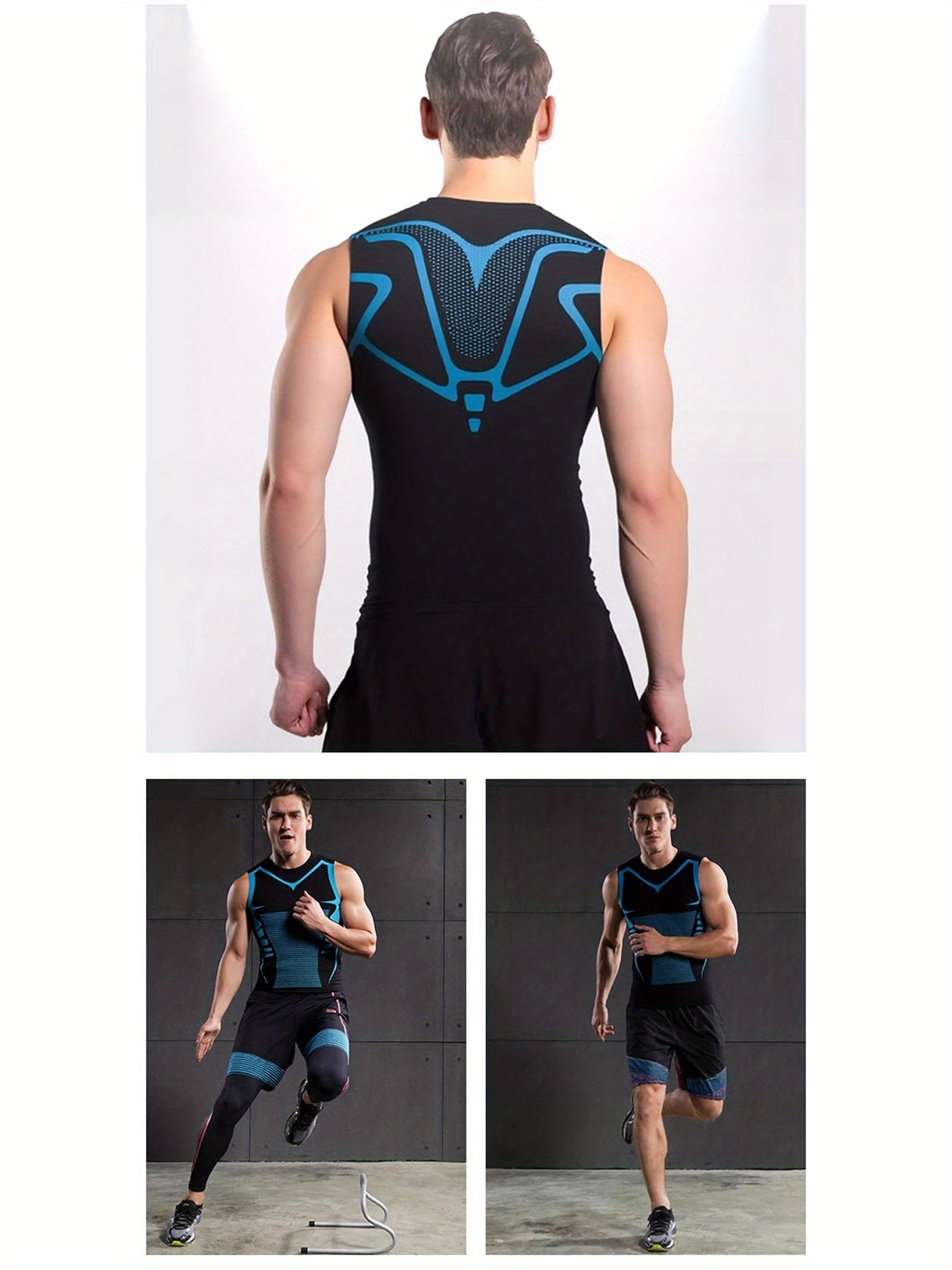 Men's American Flag Performance Shirt - Sleeveless – view 10
