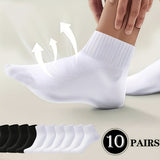 6 pairs of white + 4 pairs of black.