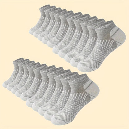 Men's Athletic Ankle Socks - 20-Pair Pack – view 5