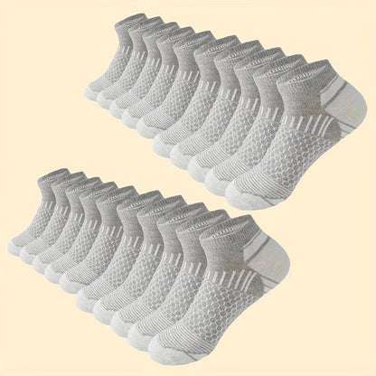 Men's Athletic Ankle Socks - 20-Pair Pack – view 7