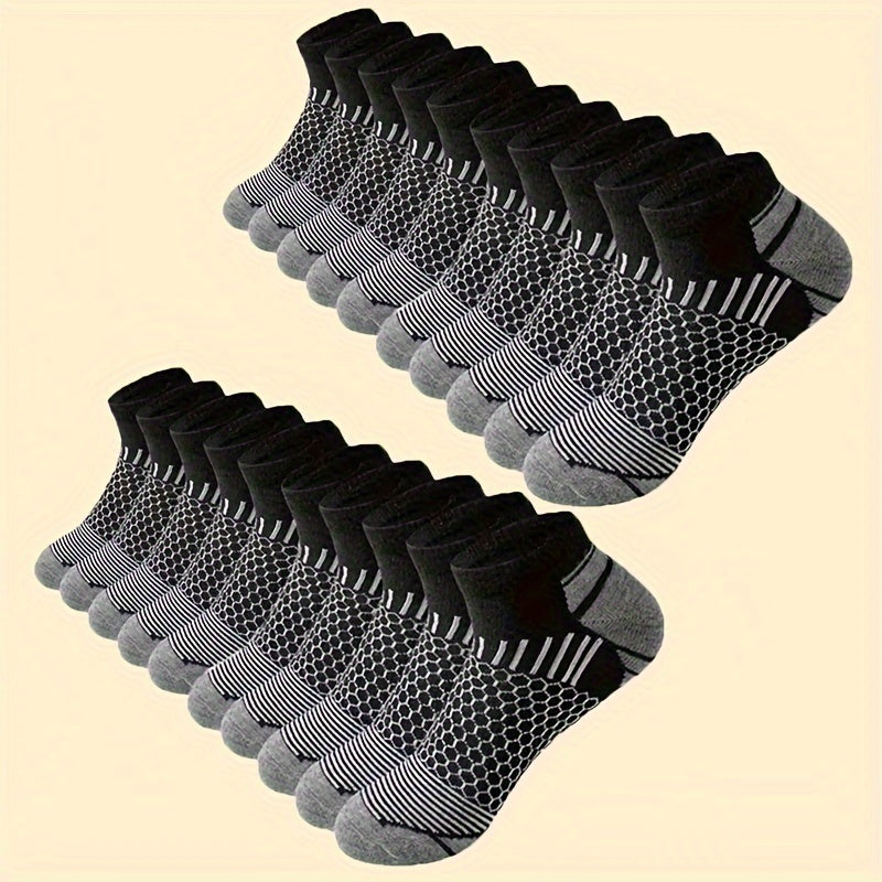 Men's Athletic Ankle Socks - 20-Pair Pack – view 8