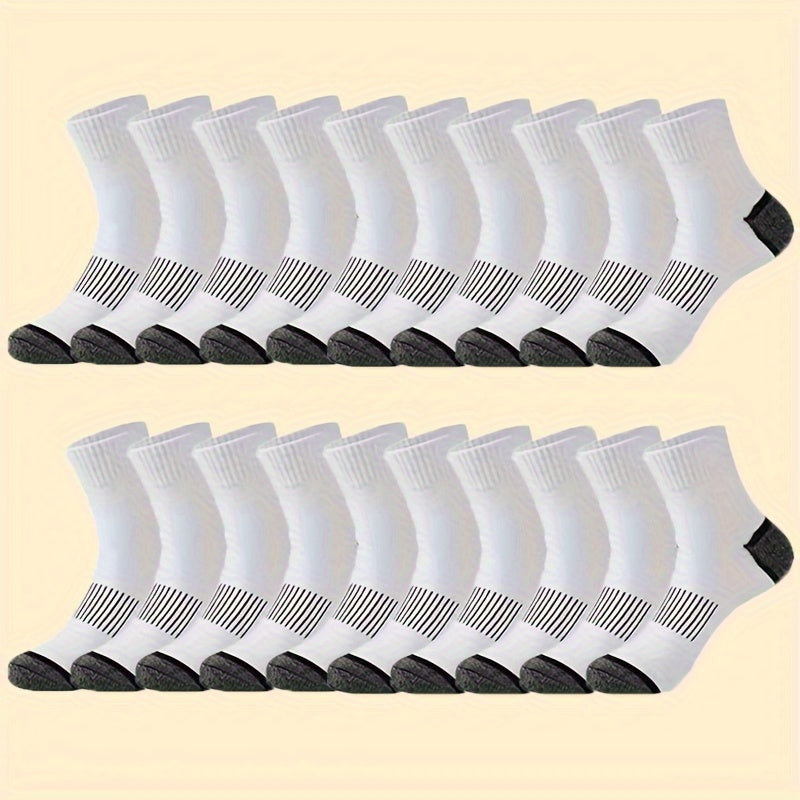 Men's Athletic Crew Socks - 50-Pair Pack – 6-Color Selection – view 2
