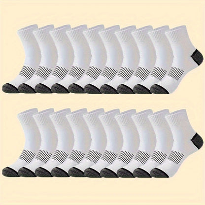 Men's Athletic Crew Socks - 50-Pair Pack – 6-Color Selection – view 2
