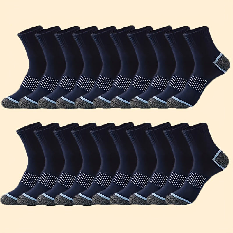Men's Athletic Crew Socks - 50-Pair Pack – 6-Color Selection – view 4