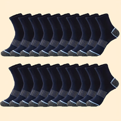 Men's Athletic Crew Socks - 50-Pair Pack – 6-Color Selection – view 4