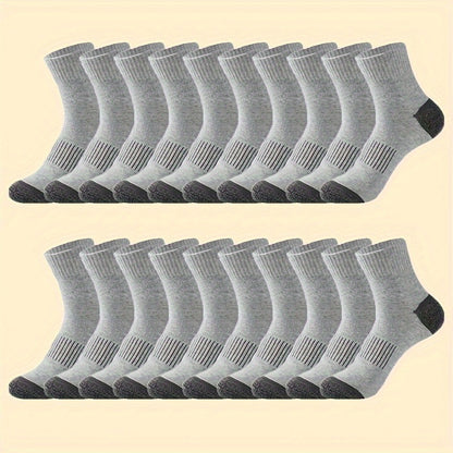 Men's Athletic Crew Socks - 50-Pair Pack – 6-Color Selection – view 5