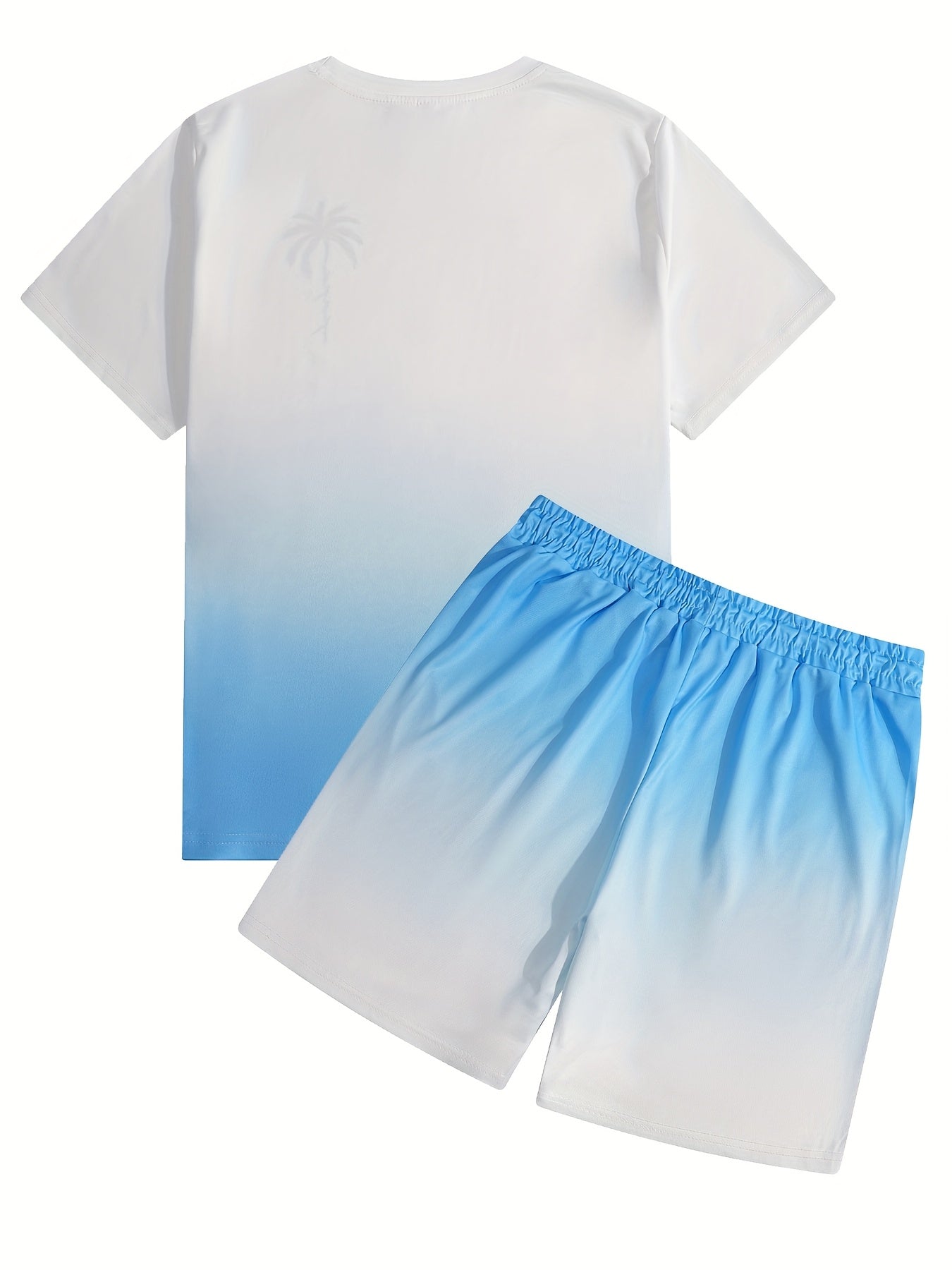 Men's Athletic Shirt and Shorts Set - All-Over Print Summer Style – view 15