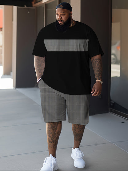 Men's Athletic Shirt and Shorts Set - Plaid – view 19