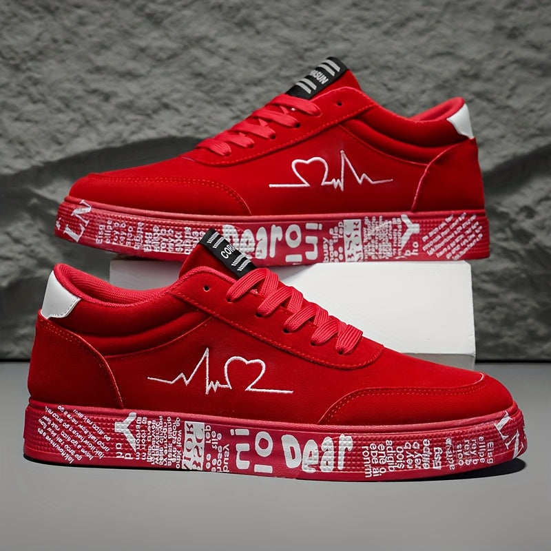 Men's Athletic Shoes - Breathable Comfort – Red / Black Red – view 3