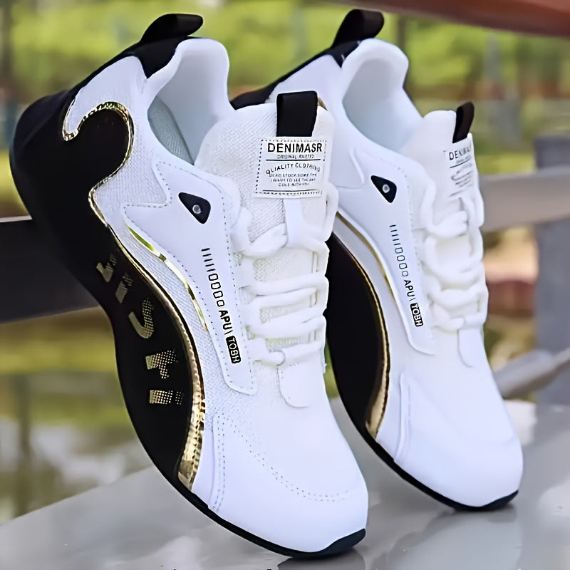 Men's Athletic Shoes - Breathable Comfort – White / Black – White option – main product image