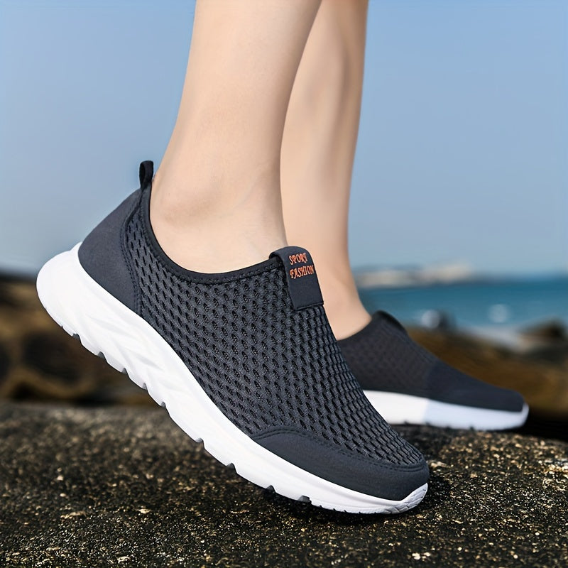 Men's Athletic Shoes - Everyday Comfort & Durable Sole – Black White – view 5