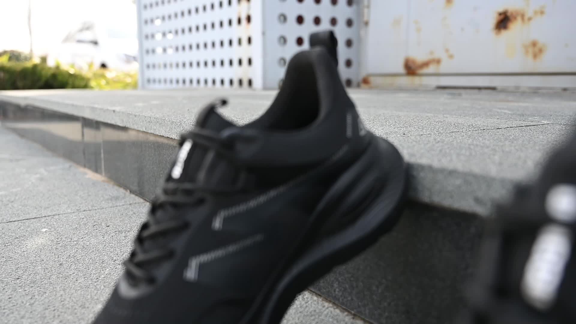 Men's Athletic Shoes - Non-Slip Sole Lace-Up for Outdoor & – Non-Slip Lace-Up – view 8