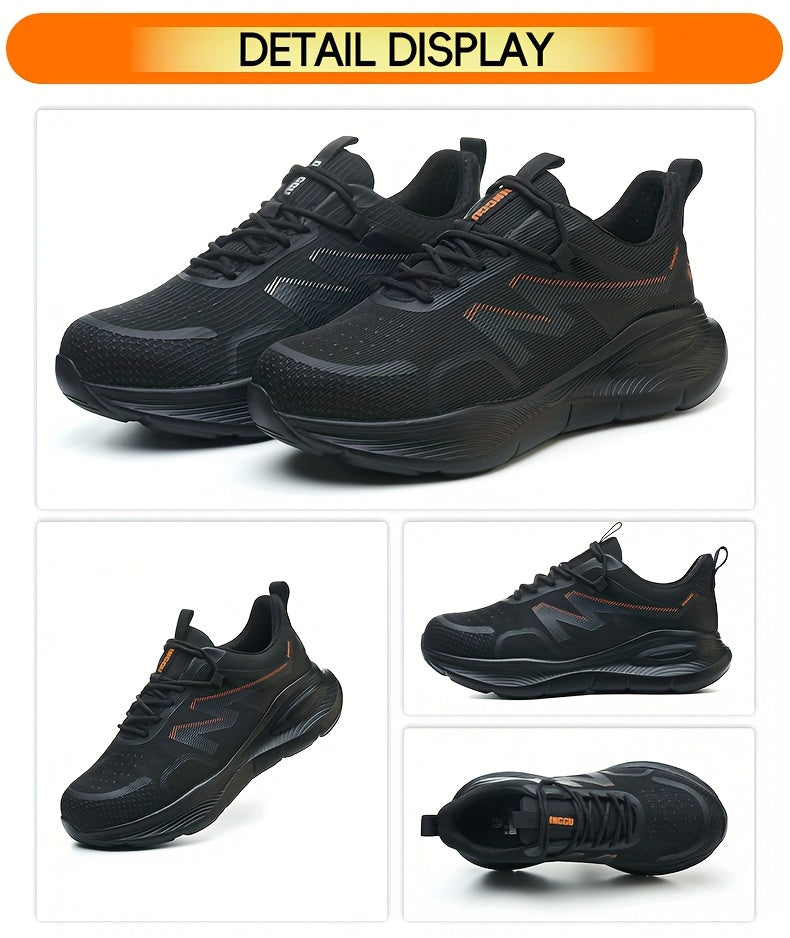 Men's Athletic Shoes - Non-Slip Sole Lace-Up for Outdoor & – Non-Slip Lace-Up – view 9