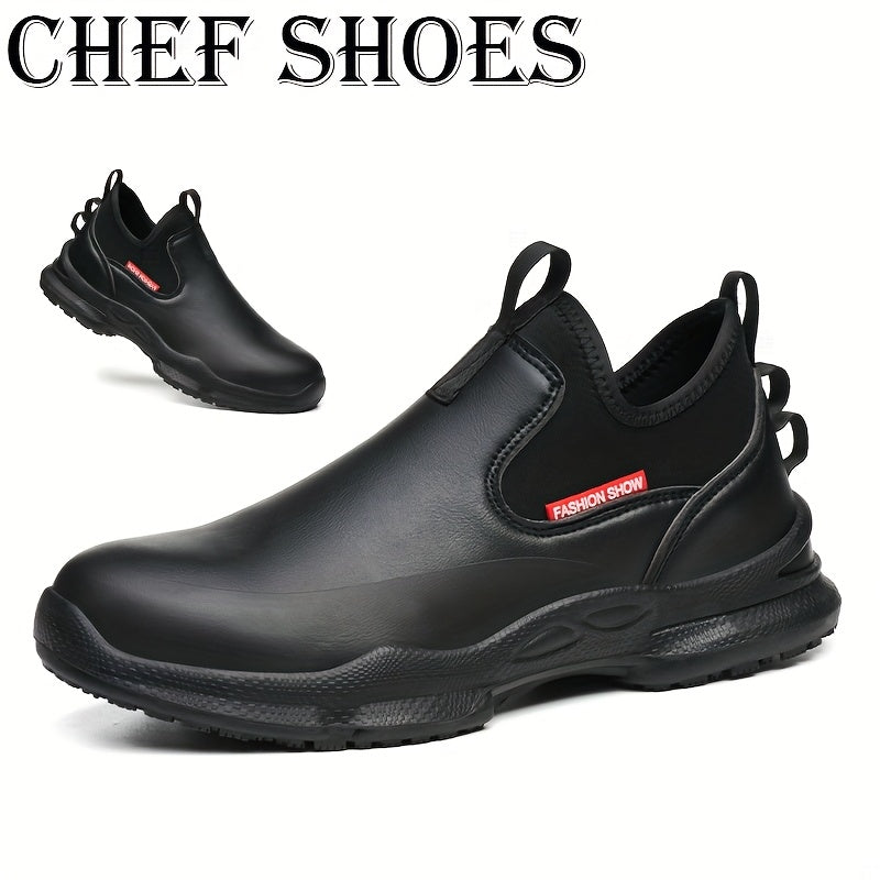 Men's Athletic Shoes - Non-Slip Sole Lightweight for Active Days – Black – main product image