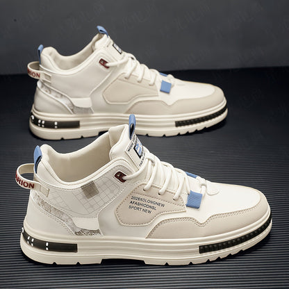 Men's Athletic Shoes - Non-Slip Sole Lightweight for Active Days – white – main product image