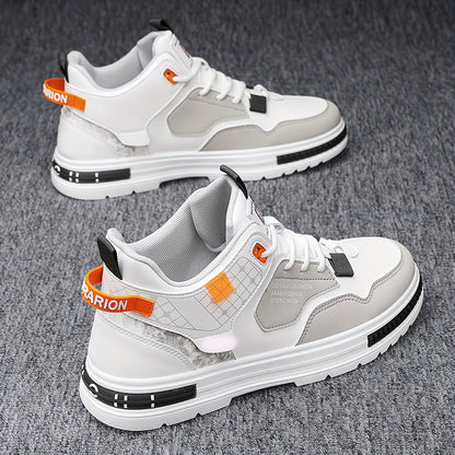 Men's Athletic Shoes - Non-Slip Sole Lightweight for Active Days – white – view 6